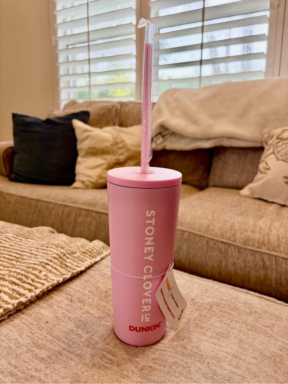 Stoney Clover Ln Dunkin Tumbler Stainless 22oz Cup Limited Edition New